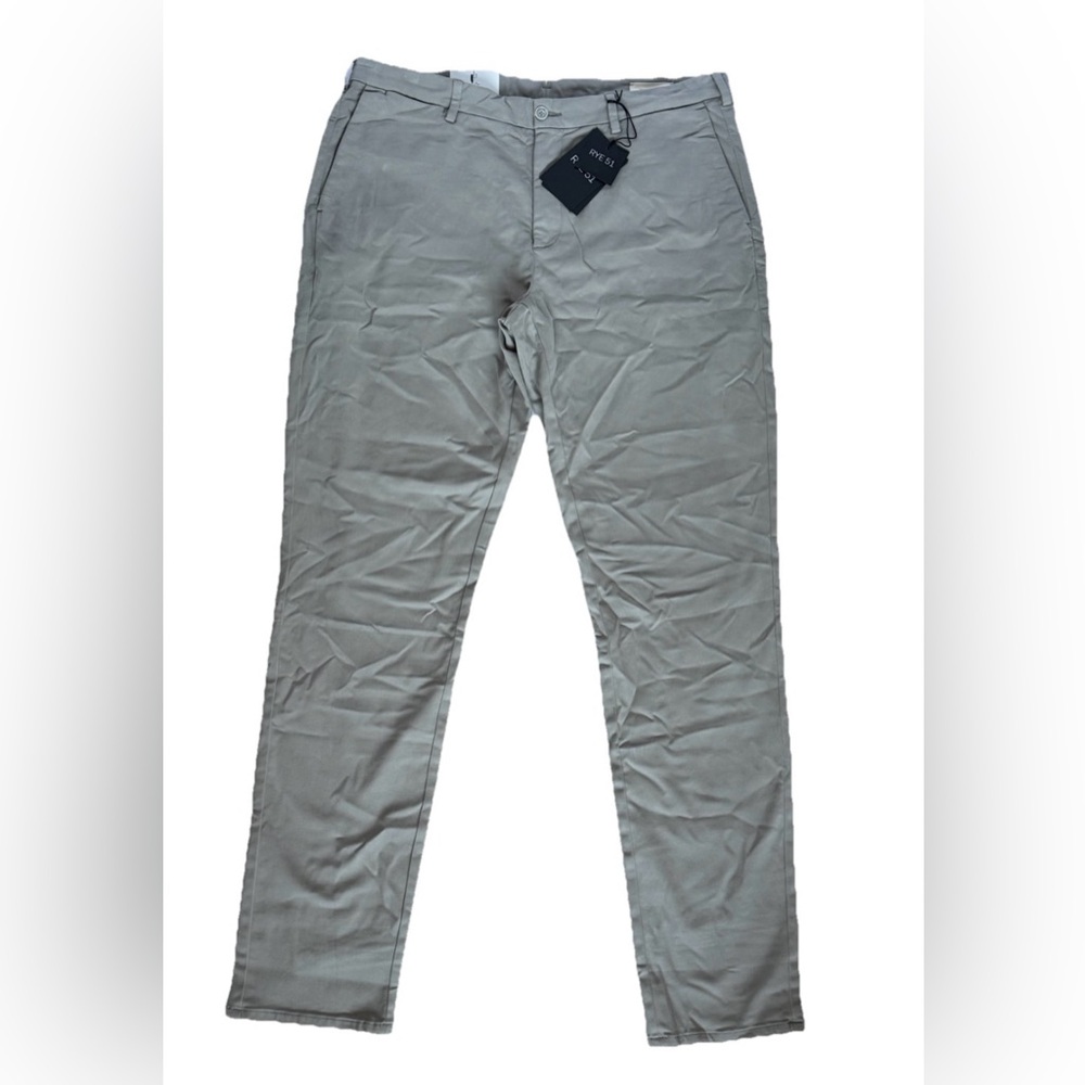 Rye 51 Flex Terry Comfort Stretch Chino Almond NWT